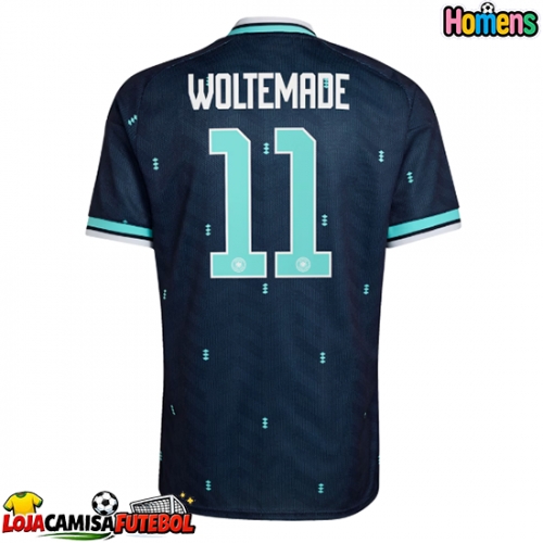 Camisa de Futebol Alemanha Nick Woltemade #11 Equipamento Secundário Mundo 2026 Manga Curta
